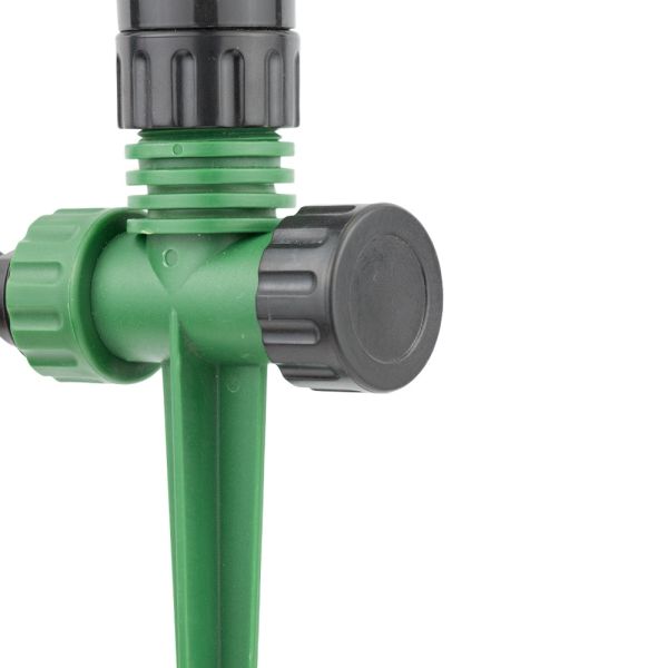 Дощувач круговий на пластиковому кілочку з боковою подачею (ABS) GRAD (5014115)