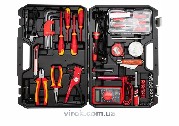 Набір інструментів для електриків YATO, 68 шт. [2]