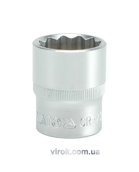 Головка торцева 12-гранна YATO : квадрат 1/2