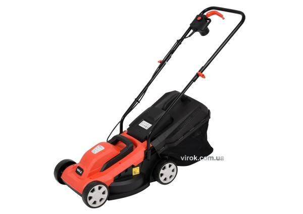 Газонокосарка на 4-х колесах електромережева YATO, 1300 Вт, обрізний діап. Ø= 33 см, ємн.- 30 л [1]