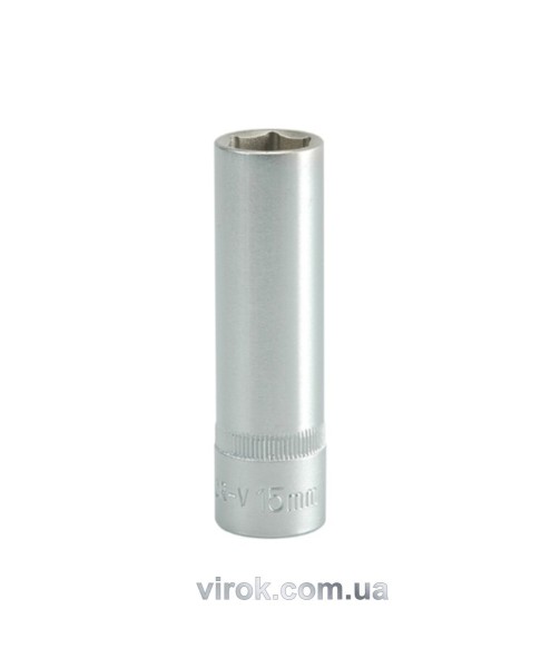 Головка торцева 6-гранна YATO : подовжена, квадрат 1/2