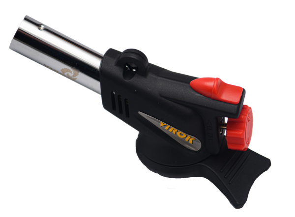 Пальник газовий VIROK з цанговим (швидким) з'єднанням. Piezo + 360*.