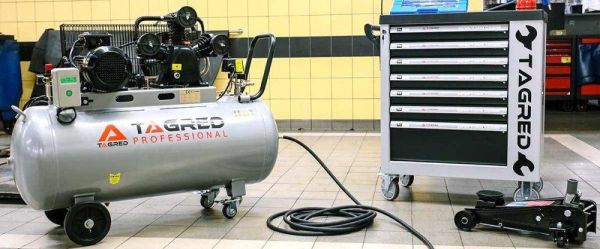 Компресор масляний трициліндровий TAGRED TA309X
