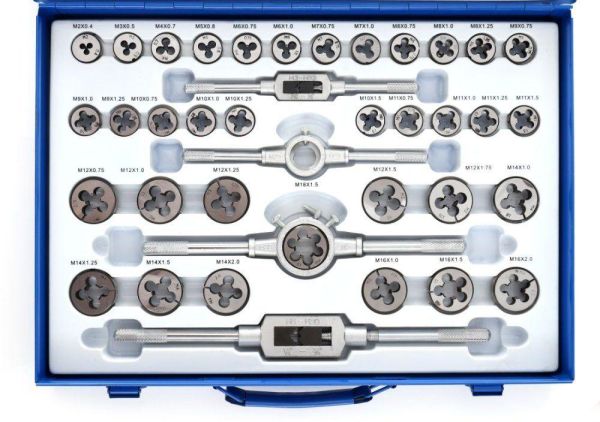 Набір плашок, мітчиків і калібраторів TAGRED TA4016, 110 шт