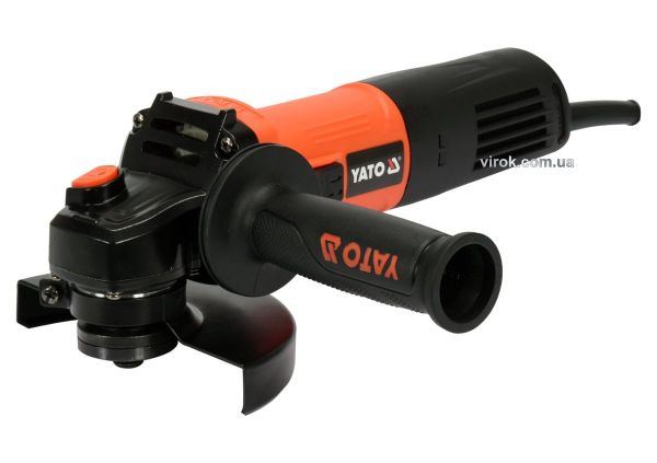 Шліфмашина кутова мережева YATO: P= 850 Вт, Ø= 125 мм, 12000 об/хв [6/144]