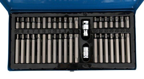 Набір торцевих, шліцьових та шестигранних головок, 40 шт TAGRED TA1205