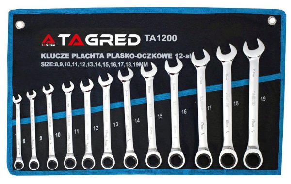 Набір ключів, 12 шт TAGRED TA1200