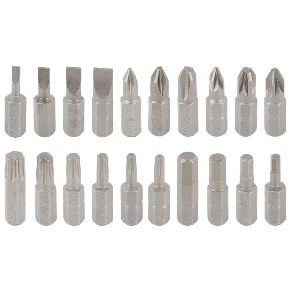 Набір біт 25мм ¼" з тримачем 20шт S2 (блістер) ULTRA (4016712)