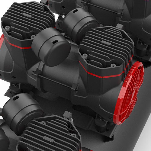 Компресор безмасляний поршневий 100 л, 3*1,45 кВт, 220 В AUARITA 2-1450X3F100-220