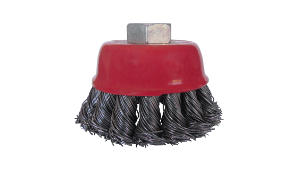 Щітка чашкова 65мм для кутов.шліфмашин дротяний трос