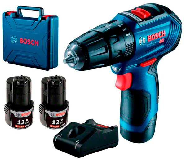 Акумуляторний ударний дриль-шуруповерт Bosch Professional GSB 12V-30 (0.601.9G9.100)