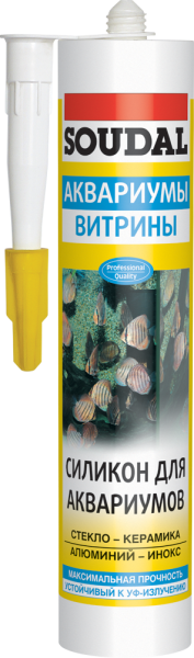 Клей-герметик д/аквар. SILIRUB AQ чорн. 300мл