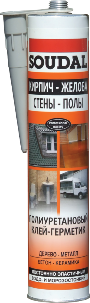 Герметик п/урет. PU sealant сірий 290мл