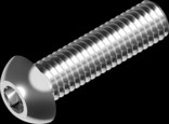 ISO7380-1 Гвинт М8х35 нпкр/гл А2 INB