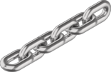 DIN766 Ланцюг 10 мм коротколанковий цб WLL-1250kg
