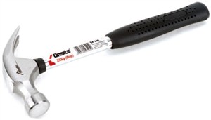 Молоток-цвяходер 225г мет. ON