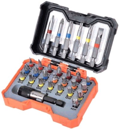 Набір біт PRO з/трим.29шт., кейс TC