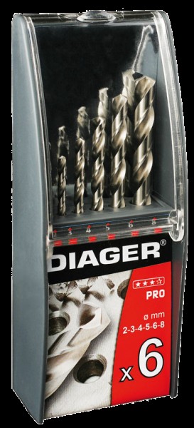 Набір св. п/мет. HSS PRO 6шт. 2/3/4/5/8