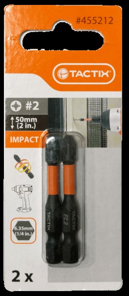 Біта ударна PZ2 50мм (2шт) TC