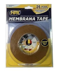 HPX Стрічка 2-ст.д/мембран 15мм*25м проз.MEM1525