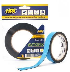 HPX Стрічка 2-ст.універс.6мм*5м чорн.DSA0605