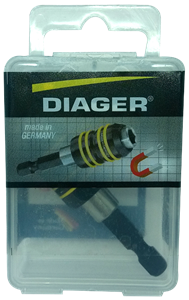 DIAGER FOX II Тримач біт 60мм магнітний D16 з обмежувачем