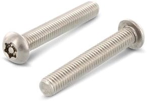 Гвинт М6х12 нпкр А2 TORX30 антивандал.
