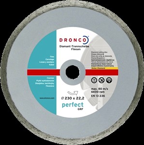 Диск кер.граніт/плит.125х1.9х22.2 алмаз Dronco