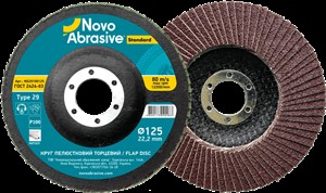 Диск пелюстков.125 P60 Standard NOVOABRAZIVE