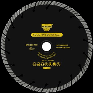 Диск унів.п/бетон 230х3.0 алмаз Samedia