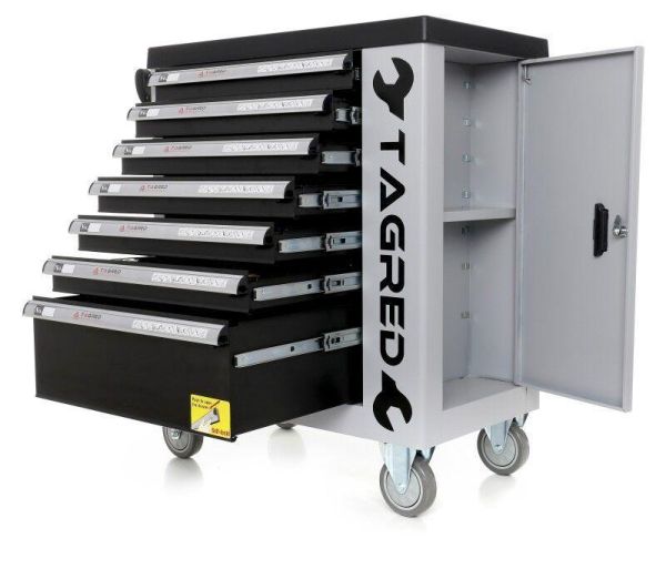 Візок для майстерні з інструментами TAGRED TA212, 251 ел