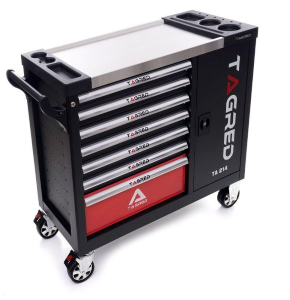 Візок для майстерні з інструментами TAGRED TA214, 298 ел