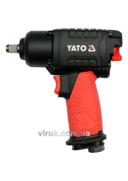 Гайковерт ударний пневматичний YATO : квадрат 1/2", F=570 Nm [10]