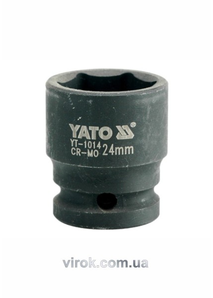 Головка торцева ударна 6-гранна YATO : квадрат 1/2