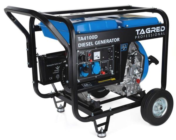 Дизельний генератор TAGRED TA4100D + газова плитка Orcamp CK-505 + електричний обігрівач Gardyer HE2000