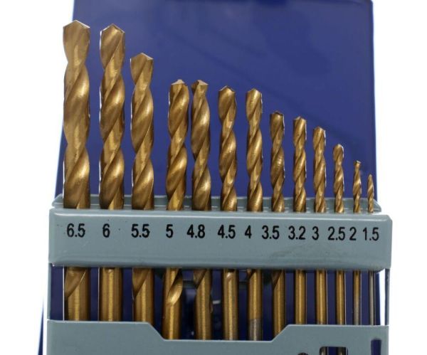 Набір свердл по металу TAGRED TA1033, 13 шт