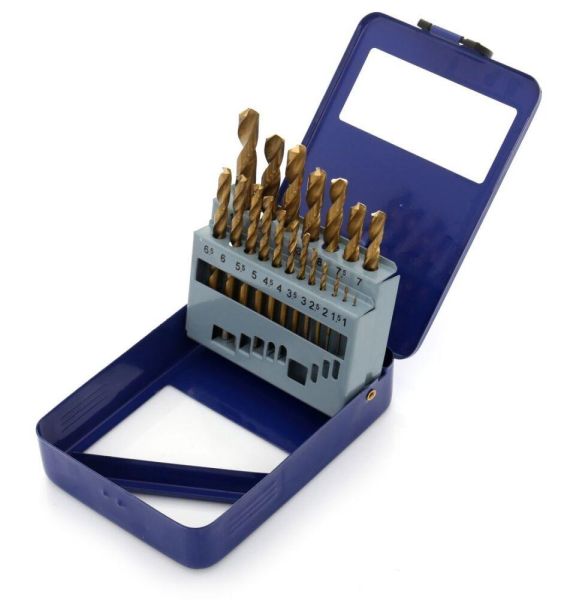 Набір свердл по металу TAGRED TA1035, 19 шт