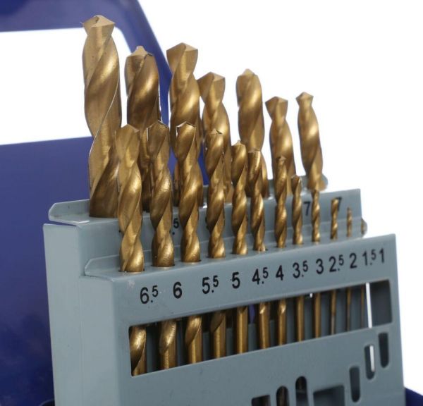 Набір свердл по металу TAGRED TA1035, 19 шт