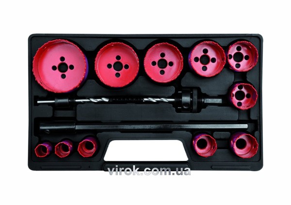 Пили кільцеві BI-METAL YATO : HSS M3, Ø=19-76 мм. Набір 15 шт. [5]