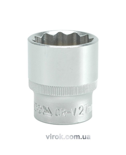 Головка торцева 12-гранна YATO : квадрат 1/2