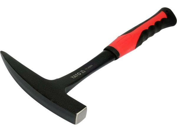 Молоток геологічний з гострою пікою YATO m= 1 кг, l= 345 мм, обух- 180 мм [6/18]