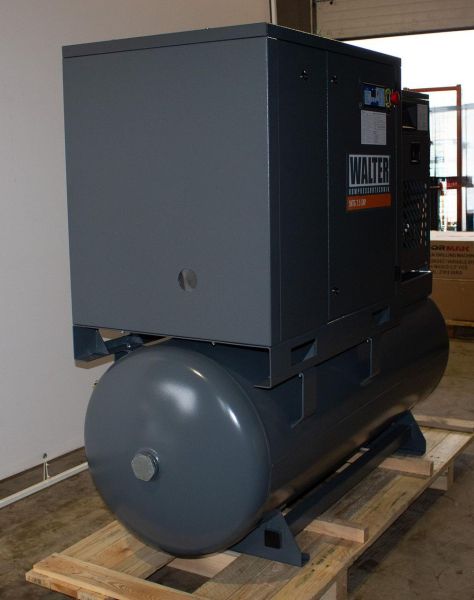 Гвинтовий компресор з ремінним приводом WALTER SKTG 7,5/500 SXP COMBO