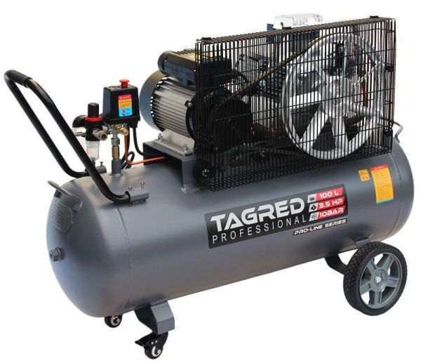 Компресор безмасляний з ремінним приводом TAGRED TA3390