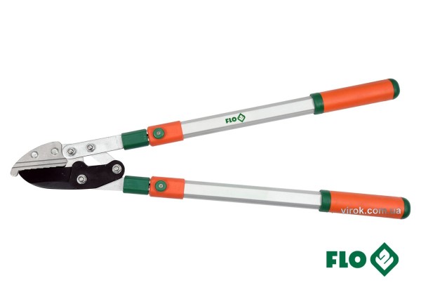 Сікатор до гілок телескопічний, алюмінієвий FLO Ø≤ 40 мм, l= 690- 1030 мм [6/144]
