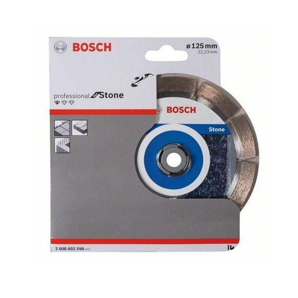 Алмазний відрізний диск Bosch Standard по каменю 125-22.23