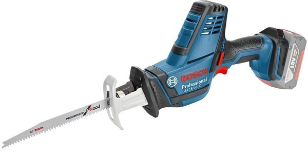 Акумуляторна шабельна пила Bosch GSA 18 V-LI C (без акумулятора і зарядного пристрою)