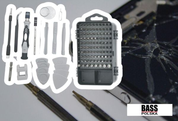 Набір викруток, накінечників 115 шт Bass Polska BP-3820