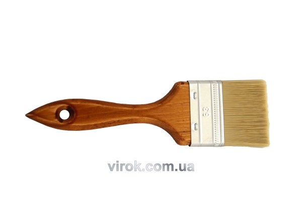 Пензель малярний плоский лакований VIROK PROFI b= 25 мм