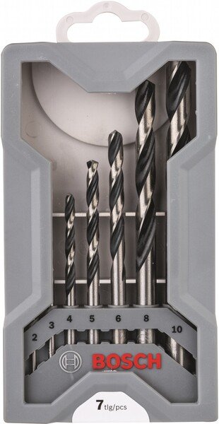 Набір свердел Bosch HSS PointTeQ по металу 7шт