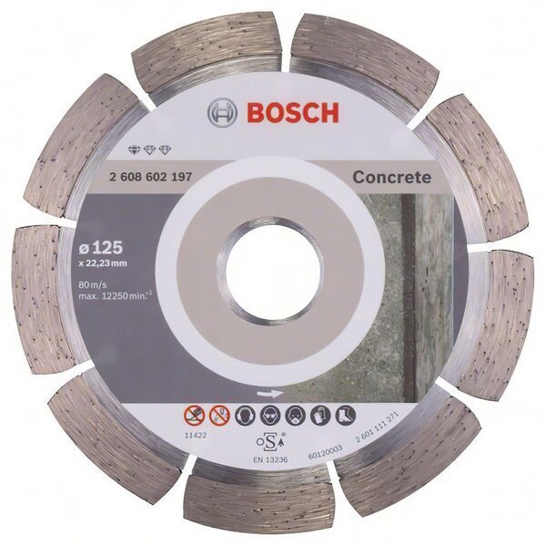 Алмазний диск Bosch Standard for Concrete 125-22.23, по бетону